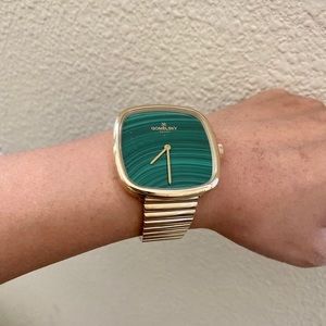 Shinola Golmelsky Eppie Sneed Malachite Watch